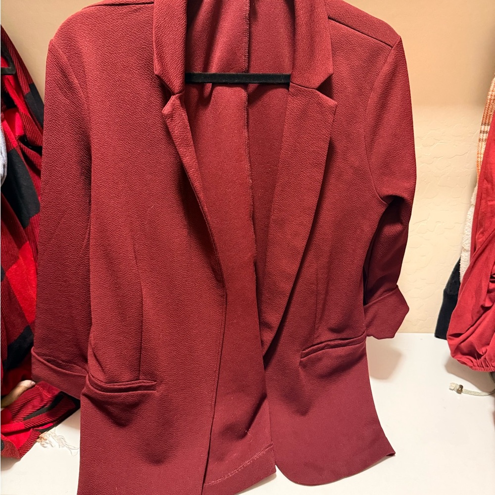 Maurices Deep Red Blazer